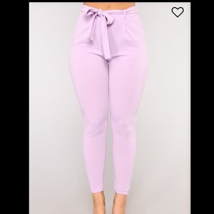 Brand New Lilac purple dress pant from Fashionnova